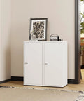 Heavy Duty Metal Storage Cabinet With Lock, 3 Adjustable Shelves, Single Door Steel Locker For Home Office And Garage, White Finish