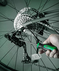 Using magnetic screwdriver set with slotted Phillips and star bits, pro grade S2 steel shafts on a bicycle gear system.