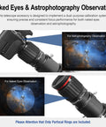 2 Inch Telescope Eyepiece Parfocal Rings Set Of Two All Aluminum Universal Eyepiece Rings for astrophotography and observation