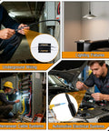 Collage of uses for Underground Wire Splice Kit Three Pack For 14 3 To 8 3 UF Cables including outdoor wiring, lighting, and automotive repairs.