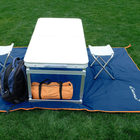 Tent Footprint Ground Cloth Waterproof Tarp For Camping And Backpacking Ultralight Ground Sheet Mat Heavy Duty Floor Saver under table