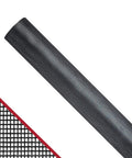 Extra Strength Window And Door Screen Roll 36 Inches By 100 Feet Charcoal Heavy Duty Replacement Mesh Roll and close-up texture view