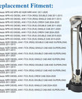 Isuzu Diesel Exhaust Fluid Level Sensor Replacement For NPR HD NPR XD NQR NRR 4HK1 Engines with fitment chart in background
