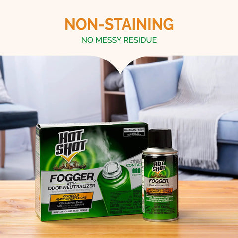 Savage Insect Killer Fogger With Odor Neutralizer eliminates hidden bugs in a cozy living space, showcasing rapid bug control.