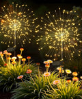 Outdoor Solar Fairy Lights 120 LED Two Pack Warm White Decor For Yard Patio Pathway Balcony With Upgraded Solar Panel