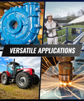 Beast 1.5HP Single Phase Electric Motor 3450 RPM 115 Or 230V for versatile applications in agriculture and equipment