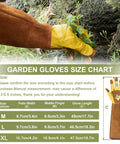 Long Cowhide Leather Gardening Gloves For Women And Men, Thorn Proof Rose Pruning Gloves, breathable durable yard gloves in use, XL