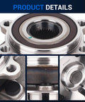Close-up of Front Wheel Hub And Bearing Assembly For Mazda 6 2014 2019 And CX5 2013 2022 Replacement 513347 With 5 Lug ABS Ready