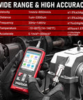 5-In-1 Vibration Meter With Remote Sensor For Industrial Motors, HVAC, Pumps And Engines - Pro-Grade Acceleration, Velocity, Displacement, Frequency, And Temperature Diagnostic Tool For Predictive Maintenance, handheld
