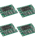 Rock Solid 3S 12V 40A BMS Protection Board For 18650 Lithium Cells, pack of four circuit boards for battery management.