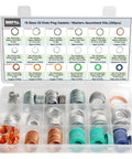 Oil Drain Plug Gasket And Washer Set 200 Pcs In 18 Sizes For Toyota Subaru Chevrolet Replacement in 18 Compartment Case
