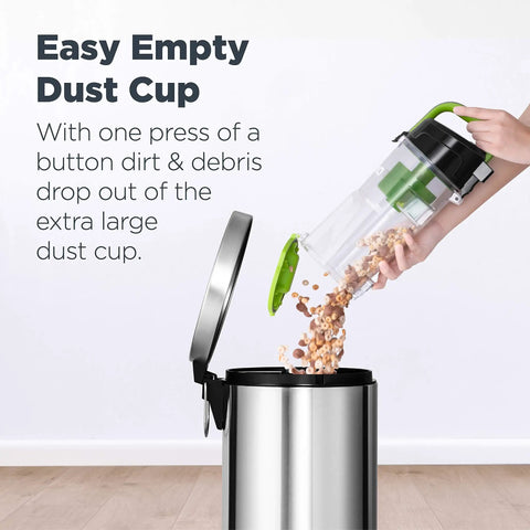 Eureka Airspeed Ultra Lightweight Vacuum Cleaner NEU10AE4 700W Powerful Suction For Hard Floors And Carpets Quick Release Handle With Crevice Tool And Dusting Brush Great For Upholstery And Above Floor Cleaning Clean House Like A Champ
