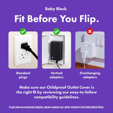 Locking Outlet Cover Box for Baby Proofing Enclosed Protector for Plugs and Cords Kid Safe Outlet Covers Easy Install Guide