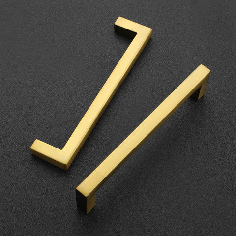 Killer Gold Cabinet Pulls Slim Kitchen Handles With Butter Smooth Fitting Dead On 5 Inch Center To Center Spacing For Easy Cupboard Refresh Top Tier Home Hardware Thirty Piece Set, brushed brass zinc pulls