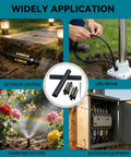 Underground Wire Splice Kit For Romex 14/3 To 8/3 UF Cables Direct Burial 600V Max Waterproof With Heat Shrink Tubing And Connectors