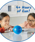 Two kids engaged with Take Flight Science Lab Kit For Kids Ages 5 To 7 18 Hands-On STEM Activities, experimenting with foam rockets.