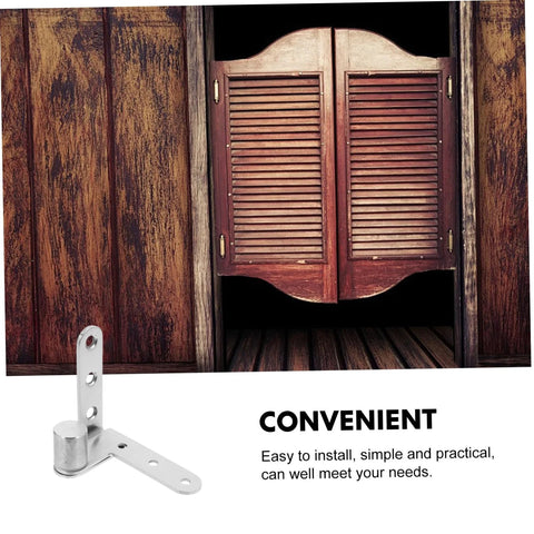 Hidden Door Hinge Set Pro Grade Stainless Steel Pivot Hinges For Concealed Doors And Bookcases Heavy Duty Design with wide opening.