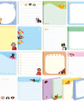 18 Pack Dog Themed Sticky Notes With Lines, 35 Sheets Each, 630 Total Sheets, colorful dog designs, 3x3 inch note pads