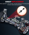Front Right CV Axle Drive Shaft Replacement For Chrysler Town And Country Dodge Grand Caravan Ram CV Routan 2008-2020 3.6L V6 And 4.0L V6 Bolt In Fit Premium shown in drivetrain diagram