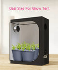 4 Bucket Hydroponics Kit With Air Pump And Germination Tray in indoor grow tent setup