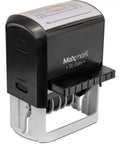 Workhorse Large Self Inking Rubber Date Office Stamp With Stamped Received Legend and Swap Ready Blue Red Ink Roller smooth rollers and dials