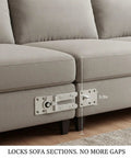 Sofa Connector Buckle For Sectional Couches And Modular Furniture Locks To Stop Sliding And Shifting Heavy Duty Steel Construction