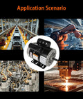 3 HP SPL Air Compressor Motor 56 Frame 3450 RPM Single Phase 60 Hz Five Eighths Shaft 115 230V in industrial scenarios