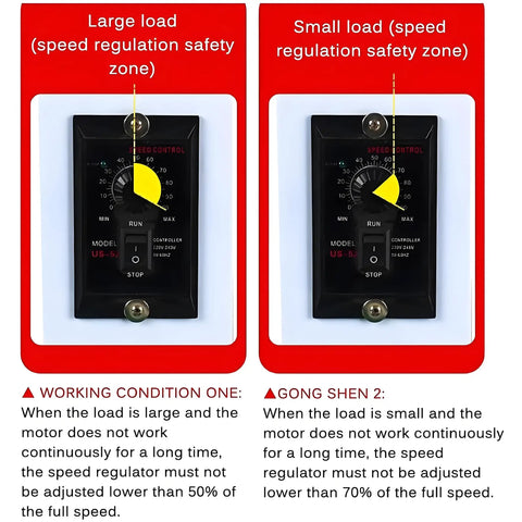 Control panel for Compact Desktop Conveyor Belt With Adjustable Speed From 2m To 15m 100x20cm PVC Belt Mini Conveyor.