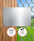 Metal Tin Sign 12 by 8 Inches Must Wear Personal Protective Equipment At All Times PPE Required for Workplace Safety Wall Decor