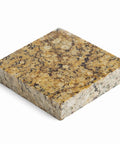 Solid As Rock Granite Tooling Slab For Leather Crafting - Heavy Duty Stone Block with smooth flat face, 6x6 inch size.