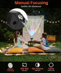 Badass Rugged Smartphone With 5G And Knockout 23800mAh Battery Running Android 15 Featuring Integrated Pocket Projector in outdoor scene.