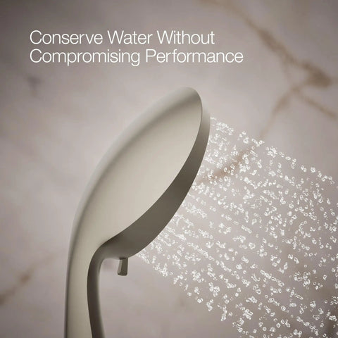 Forte Multifunction Hand Shower Head With 3 Spray Modes Full Coverage Pulsating Massage Silk Mist 1.75 GPM in use