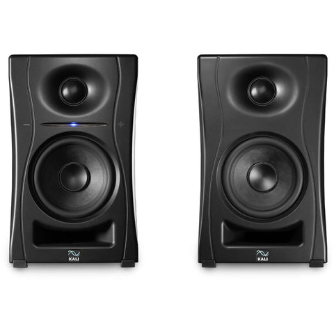 Ultra Nearfield Studio Monitor System Built For Mixing Pros With 4.5 Inch Powered Monitors And 1 Inch Tweeter Bluetooth Connectivity 3D Imaging Waveguide Boundary EQ And Touch Sensitive Volume Pair Black with black finish and sleek design