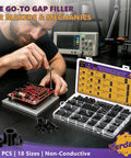 Must Have 324 Piece Black Nylon Spacer Kit For M3 To M6 Screws And Bolts 3 To 25 Millimeter Heights 18 Size Assortment For Electronics Robotics DIY Mounting Durable Versatile Spacers, black spacers in case