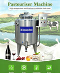Straight Up Heavy Duty Milk Pasteurizer Featuring 300 To 500 Liter Stainless Steel Capacity And Plug And Play Automatic Temperature Control For Seamless Yogurt Making And Commercial Dairy Operations.