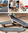 Close-up of 15Pcs Fingerboard Foam Grip Tape Set with Self Adhesive Anti Slip Black 4.33x1.5Inch Mini Skateboard Grips.