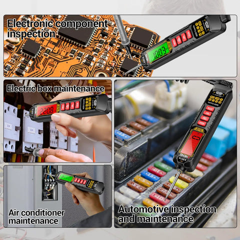 Rechargeable A3015 Upgrade 0.5V To 600V Multimeter And AC DC Test Light Handheld Circuit Tester Pen for fuse and wiring checks