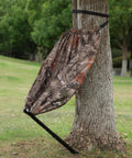 Camo Tree Hammock Chair Portable Hunting Stool For Outdoors Lightweight Camping Seat On A Tree with camo fabric support