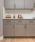 60 Pack 6 Inch Cabinet Pulls in Brushed Nickel Stainless Steel for kitchen cupboards with 3.75 inch hole center, modern handles
