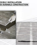 Get Your Floors Toasty With A Self Adhesive Electric Floor Heating Mat System Featuring Programmable 7 Day Thermostat install