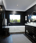 Contempra 1-Handle Tub And Shower Valve Trim in brushed nickel with ADA compliant design in a modern bathroom setting