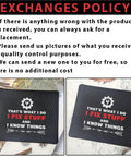Mechanic Mouse Pad For Gearheads And Handymen Non Slip Auto Shop Desk Mat with 'I Fix Stuff' text on black surface