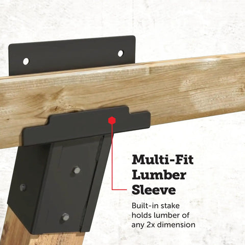 Beefy 4x4 Elevator Brackets Bundle Heavy Duty Construction Grade Steel With Double Angled Mounts For Hunting Stands Tree Houses Decks And Outdoor Projects 4 Pack