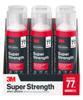Pack of 3 cans of Multi Surface Spray Adhesive for Light Duty Materials with Fast Dry Time and Low VOC, front view.