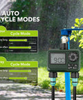 2 Zone Programmable Sprinkler Timer With Rain Delay For Outdoor Lawn And Garden Irrigation Automatic Watering System For Hoses