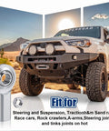 Four Pack Five Sixteenth Inch Rod End Bearings With Jam Nuts And Right Hand Female Thread Built To Last In Tough Outdoor Conditions, Corrosion Resistant Alloy Steel Heim Joint, High Strength PHSB5 For Rugged Mechanical Linkages on off-road truck