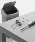 Heavy Duty Torsion Springs Kit For Trash Can Lid Upgrade With 9 Sizes Fits Kitchen And Bathroom Garbage Bin Smooth Auto Close Repair Parts Set on gray table