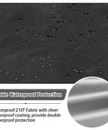 Close-up of Waterproof Tent Footprint Ground Cloth Tarp 87 By 59 Inches showing water droplets on 210T fabric.