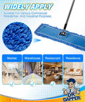 Top Shelf 3 Pack 36 Inch Microfiber Dust Mop Replacement Head Heavy Duty for various commercial and residential uses.