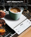 Spot On Accuracy Digital Kitchen Scale For Food And Coffee 0.1g To 3000g High Precision Mini Scale with coffee cup